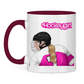 Tasse zweifarbig HOCKEYGIRL F&B