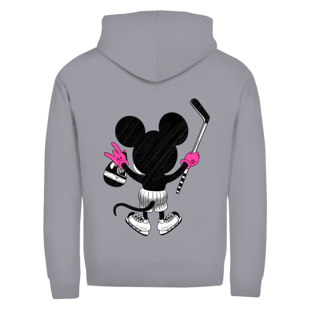 Unisex Zipper HOCKEYMOUSE PINK (back)