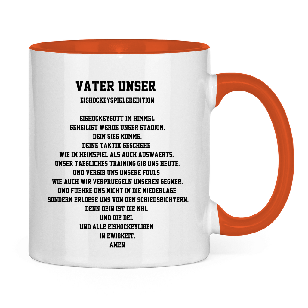 Tasse zweifarbig VATER UNSER SPIELER