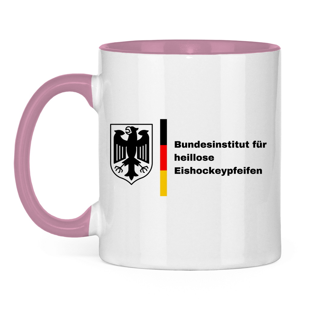 Tasse zweifarbig BUNDESINSTITUT PFEIFEN