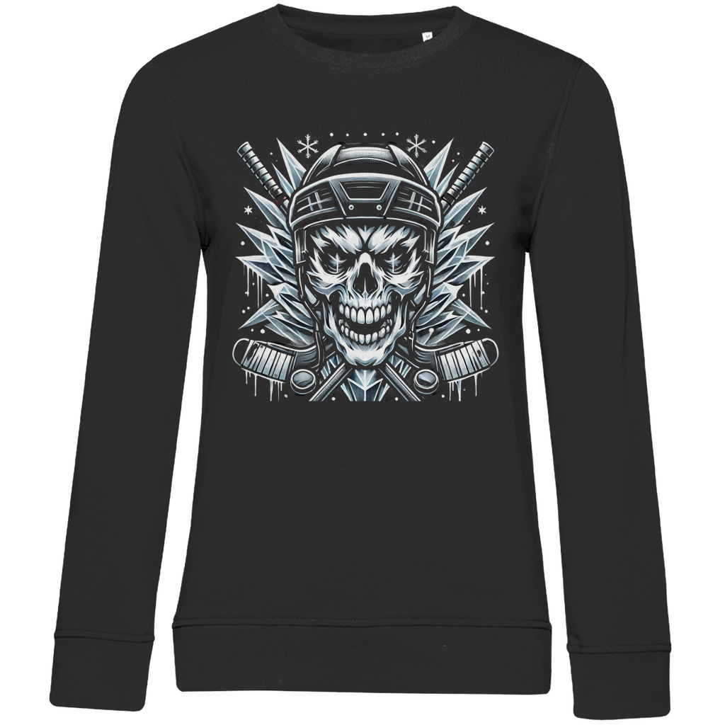 Ladies Sweatshirt HOCKEY SKULL