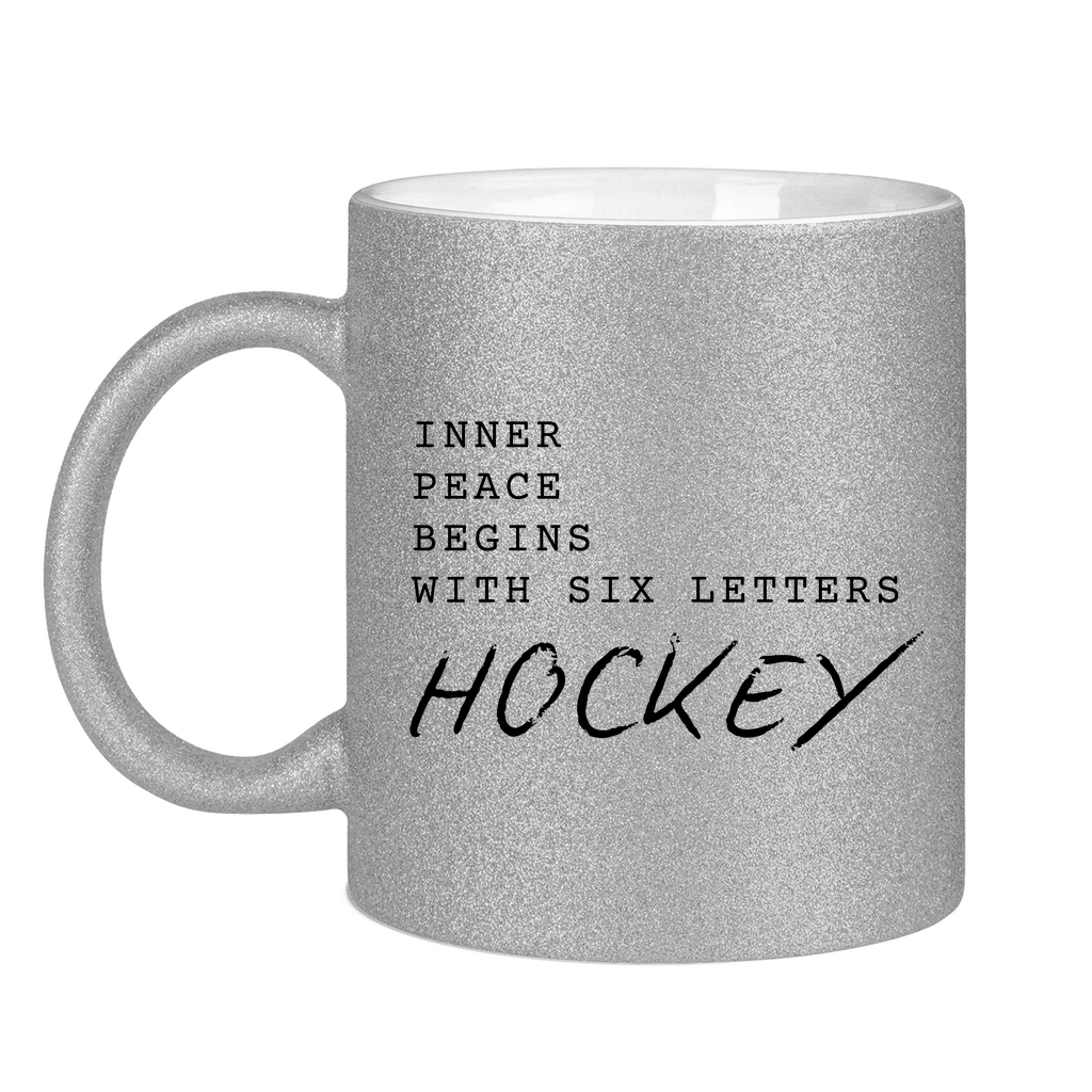 Glitzertasse INNER PEACE