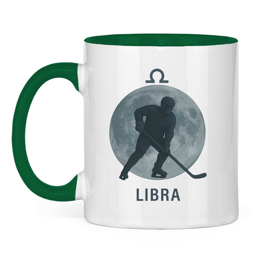 Tasse zweifarbig STERNZEICHEN LIBRA / WAAGE