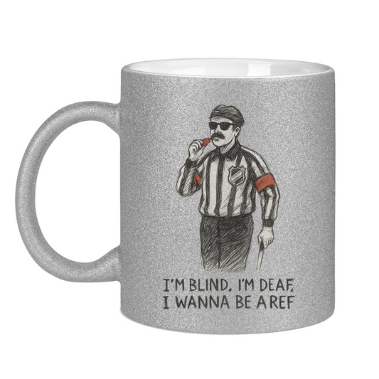 Glitzertasse WANNA BE A REF