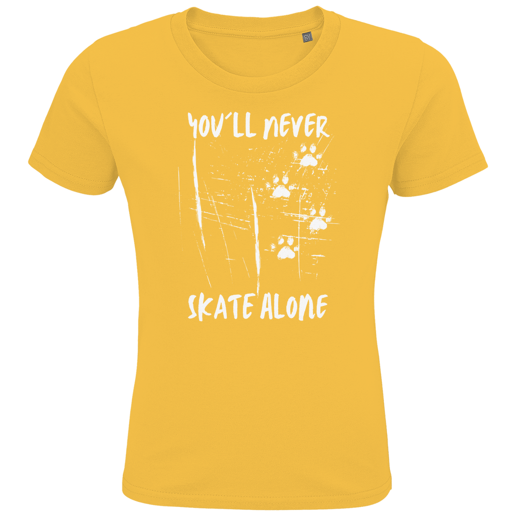 Kids T-Shirt NEVER SKATE ALONE