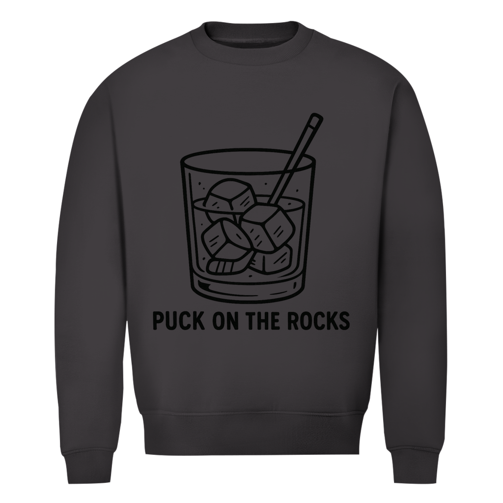 Unisex Sweatshirt  PUCK ON THE ROCKS