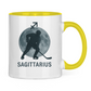 Tasse zweifarbig STERNZEICHEN SAGITTARIUS / SCHÜTZE
