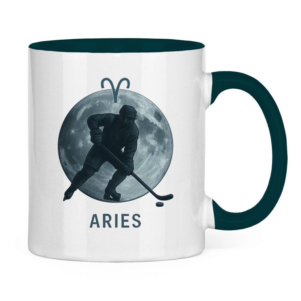 Tasse zweifarbig STERNZEICHEN ARIES / WIDDER