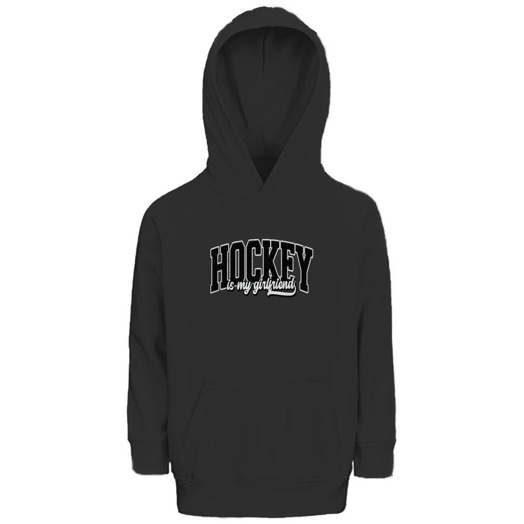 Kids Hoodie HOCKEY IS MY GIRLFRIEND