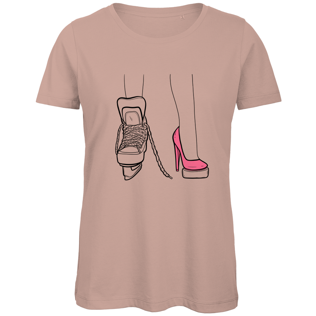 Ladies T-Shirt SKATES & HEELS
