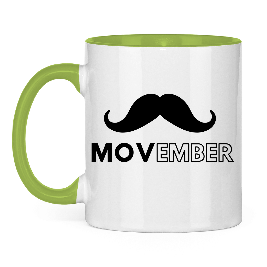 Tasse zweifarbig MOVEMBER