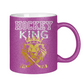 Glitzertasse HOCKEYKING LION