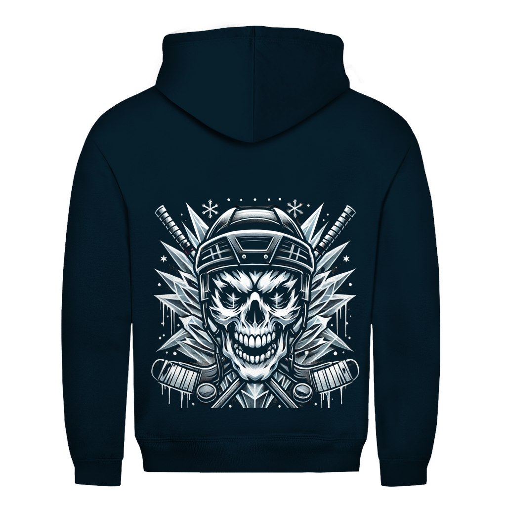 Unisex Hoodie HOCKEY SKULL (back)