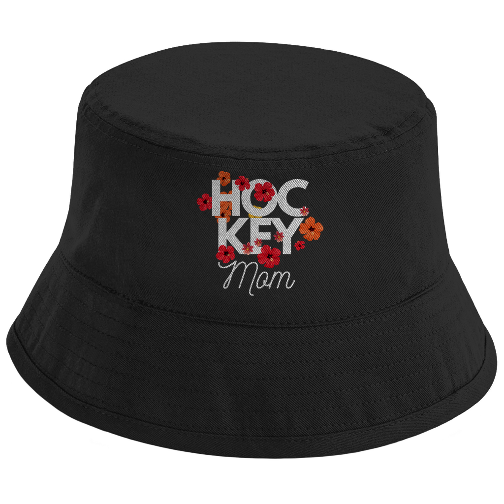 Bucket Hat HOCKEY MOM FLOWERS