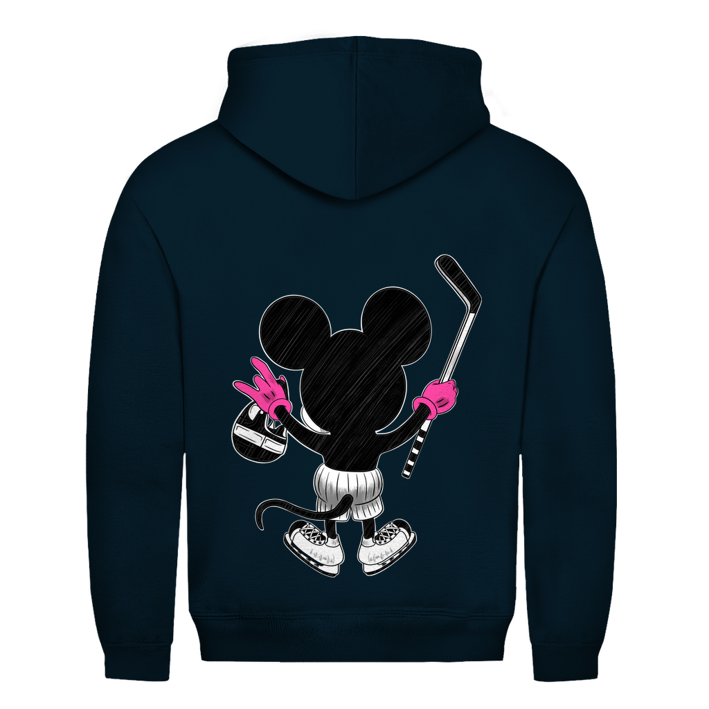 Hoodie HOCKEYMOUSE PINK (back)
