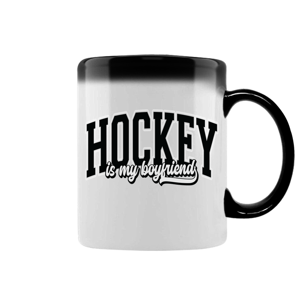 Zaubertasse HOCKEY IS MY BOYFRIEND