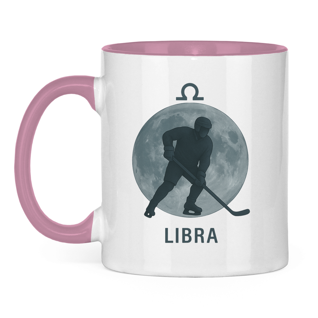 Tasse zweifarbig STERNZEICHEN LIBRA / WAAGE