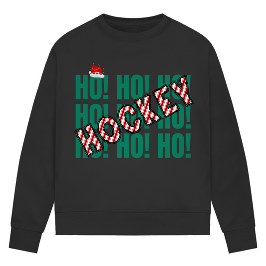 Ladies Sweatshirt HO HO HOCKEY