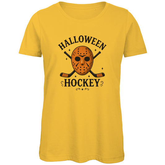 Ladies T-Shirt HALLOWEEN HOCKEY MASK