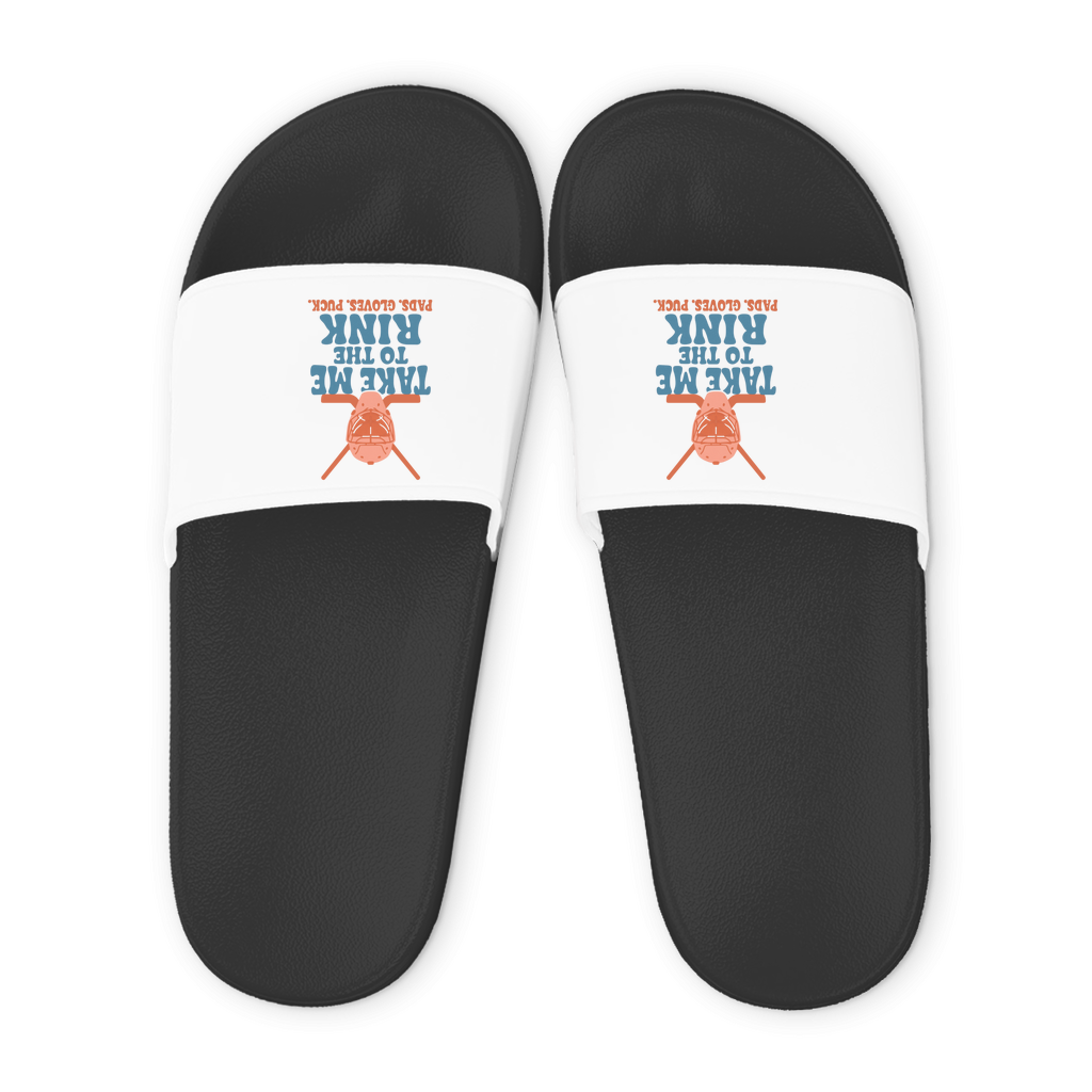 Badelatschen TAKE ME TO THE RINK GOALIE