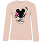 Ladies Sweatshirt HOCKEYMOUSE PINK