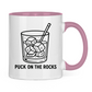 Tasse zweifarbig PUCK ON THE ROCKS