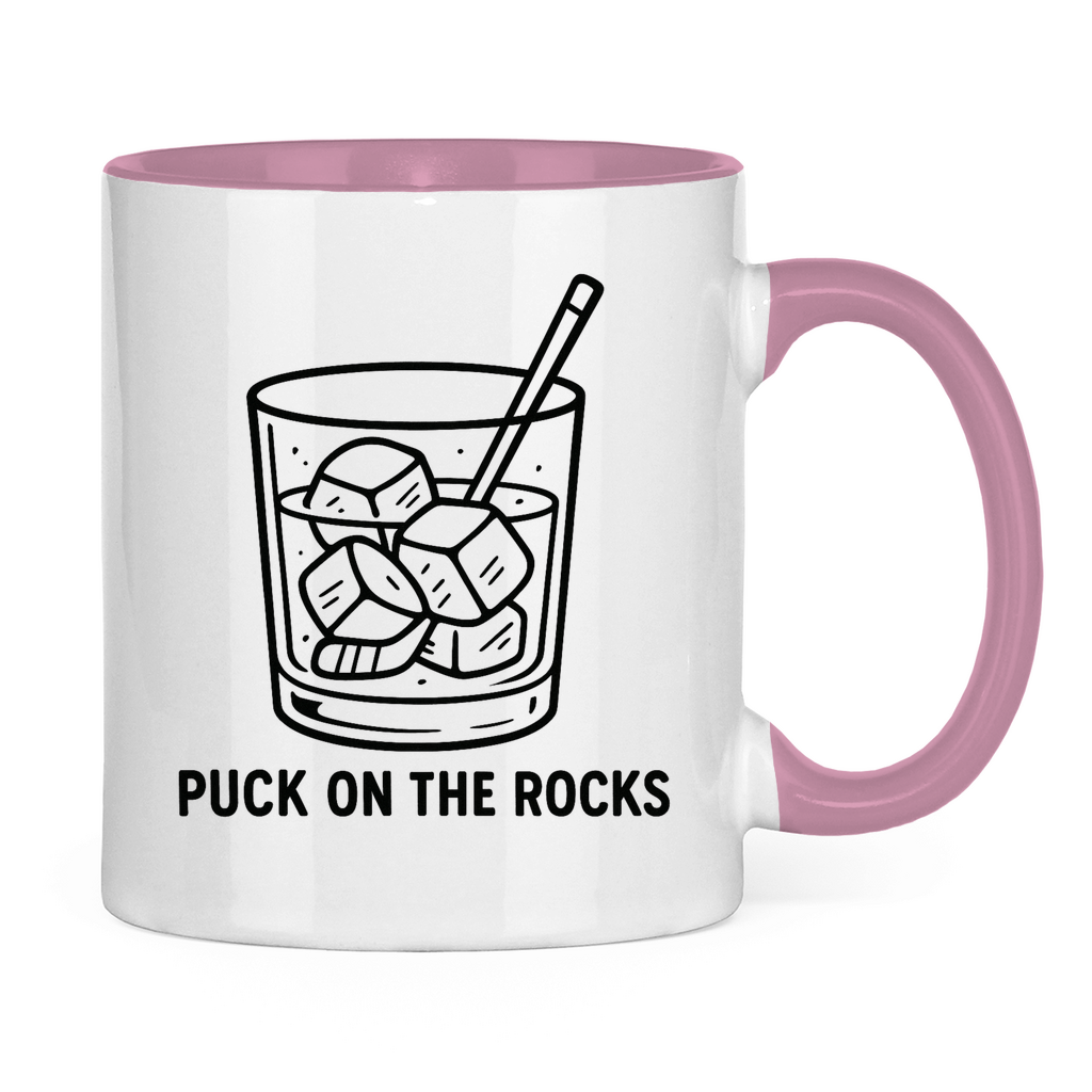 Tasse zweifarbig PUCK ON THE ROCKS