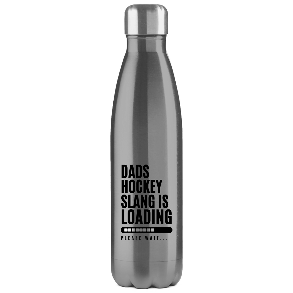 Edelstahl-Thermoflasche HOCKEYDADS SLOGAN