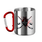 Edelstahltasse HOCKEY HEARTBEAT
