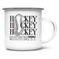 Emaille Tasse HOCKEY MODERN