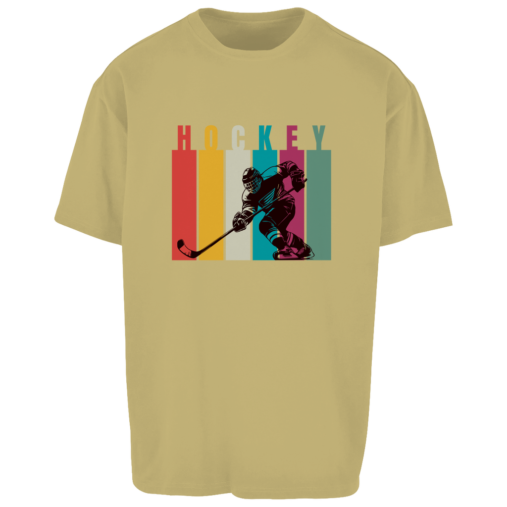 Oversize T-Shirt COLOURFUL HOCKEYPLAYER