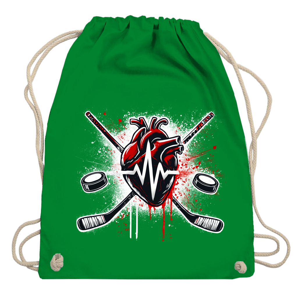 Turnbeutel HOCKEY HEARTBEAT
