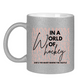 Glitzertasse WORLD OF HOCKEY - MOM