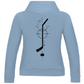 Ladies Hoodie HOCKEYSTICK MODERN (back)
