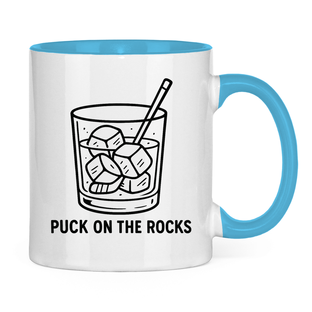 Tasse zweifarbig PUCK ON THE ROCKS