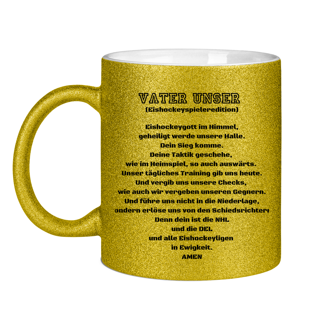 Glitzertasse VATER UNSER SPIELER