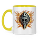 Tasse zweifarbig BURNING MASK