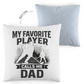 Kopfkissen zweifarbig HOCKEYDAD FAVORITE PLAYER