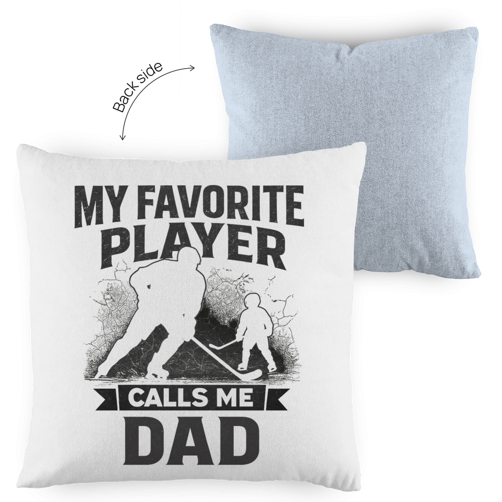 Kopfkissen zweifarbig HOCKEYDAD FAVORITE PLAYER
