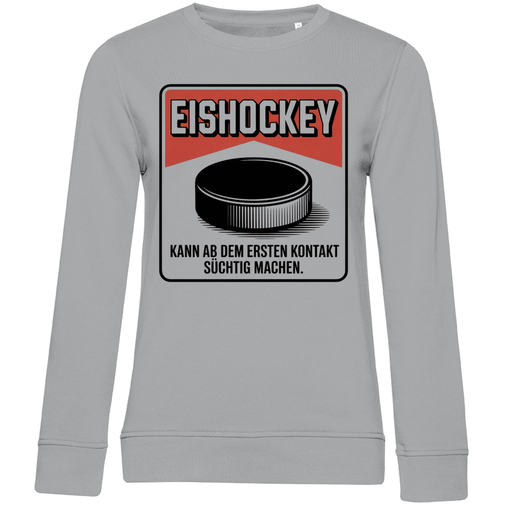 Ladies Sweatshirt EISHOCKEY ZIGARETTENSCHACHTEL