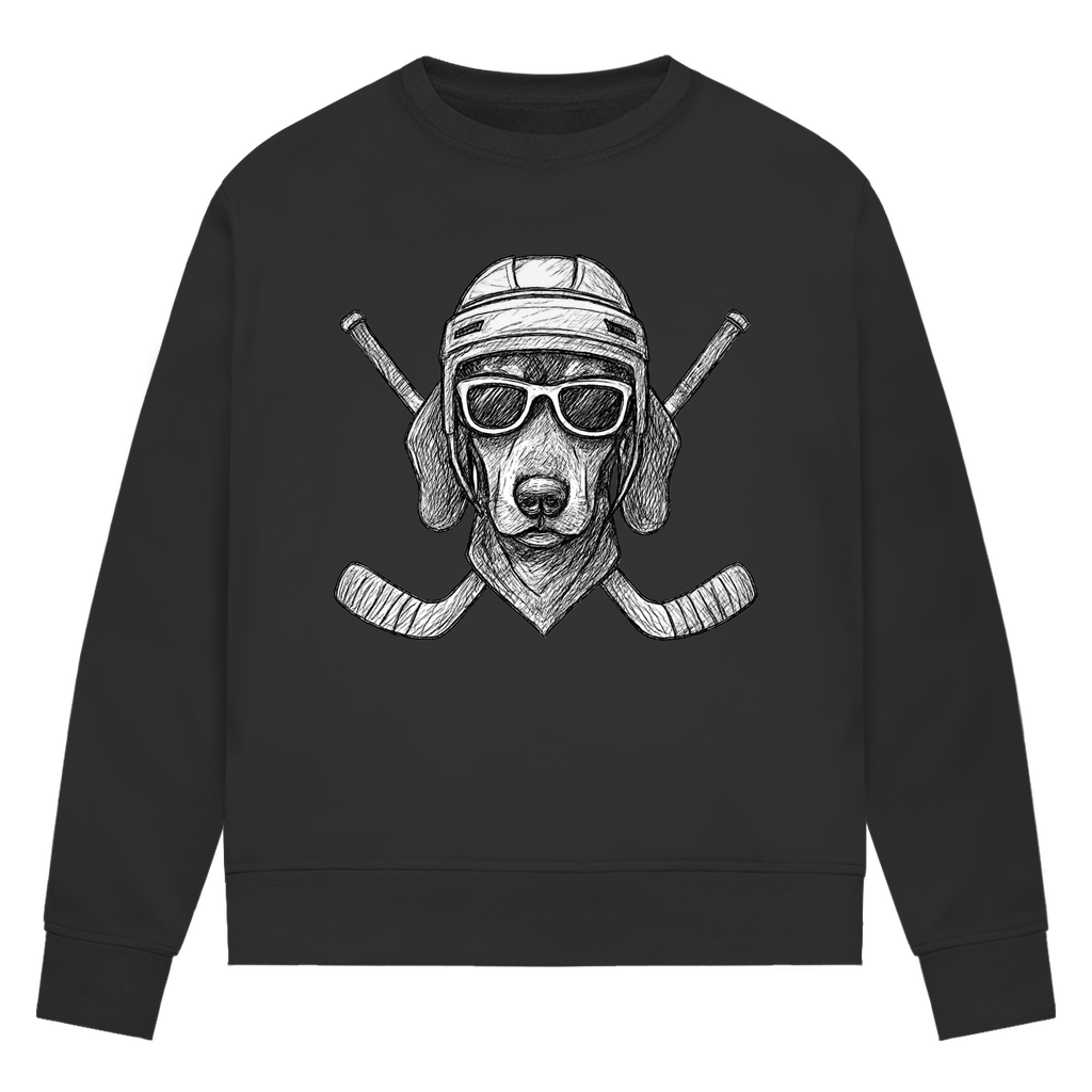 Ladies Sweatshirt COOL HOCKEYDOG