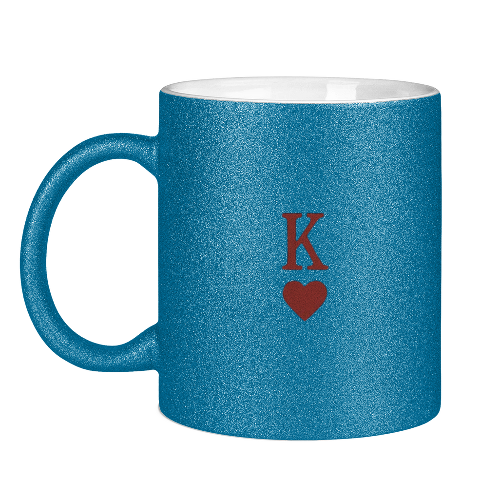 Glitzertasse HOCKEY HERZKÖNIG