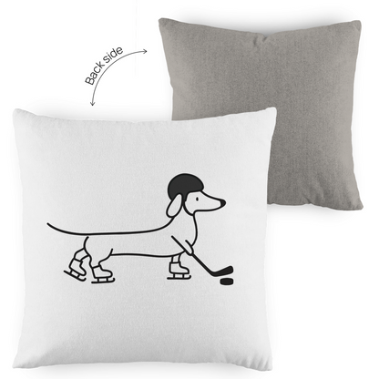 Kopfkissen zweifarbig HOCKEY DACKEL