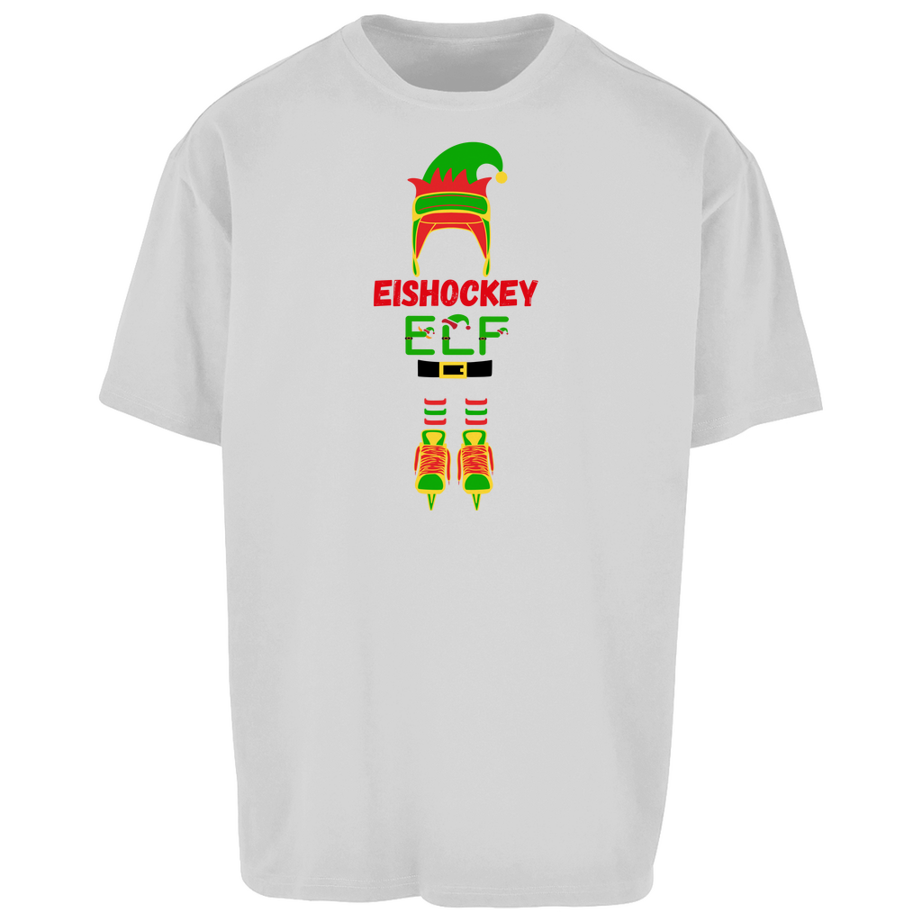 Oversize T-Shirt HOCKEY ELF - personalisierbar -