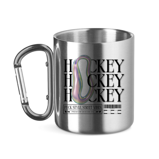 Edelstahltasse HOCKEY MODERN