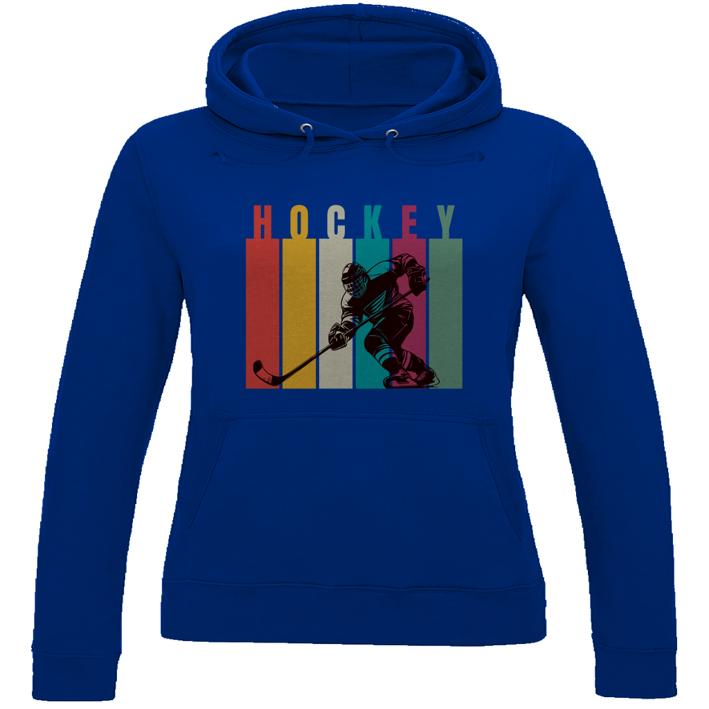 Ladies Hoodie COLOURFUL HOCKEYPLAYER