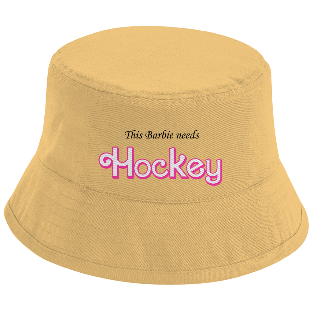 Bucket Hat BARBIE NEEDS HOCKEY