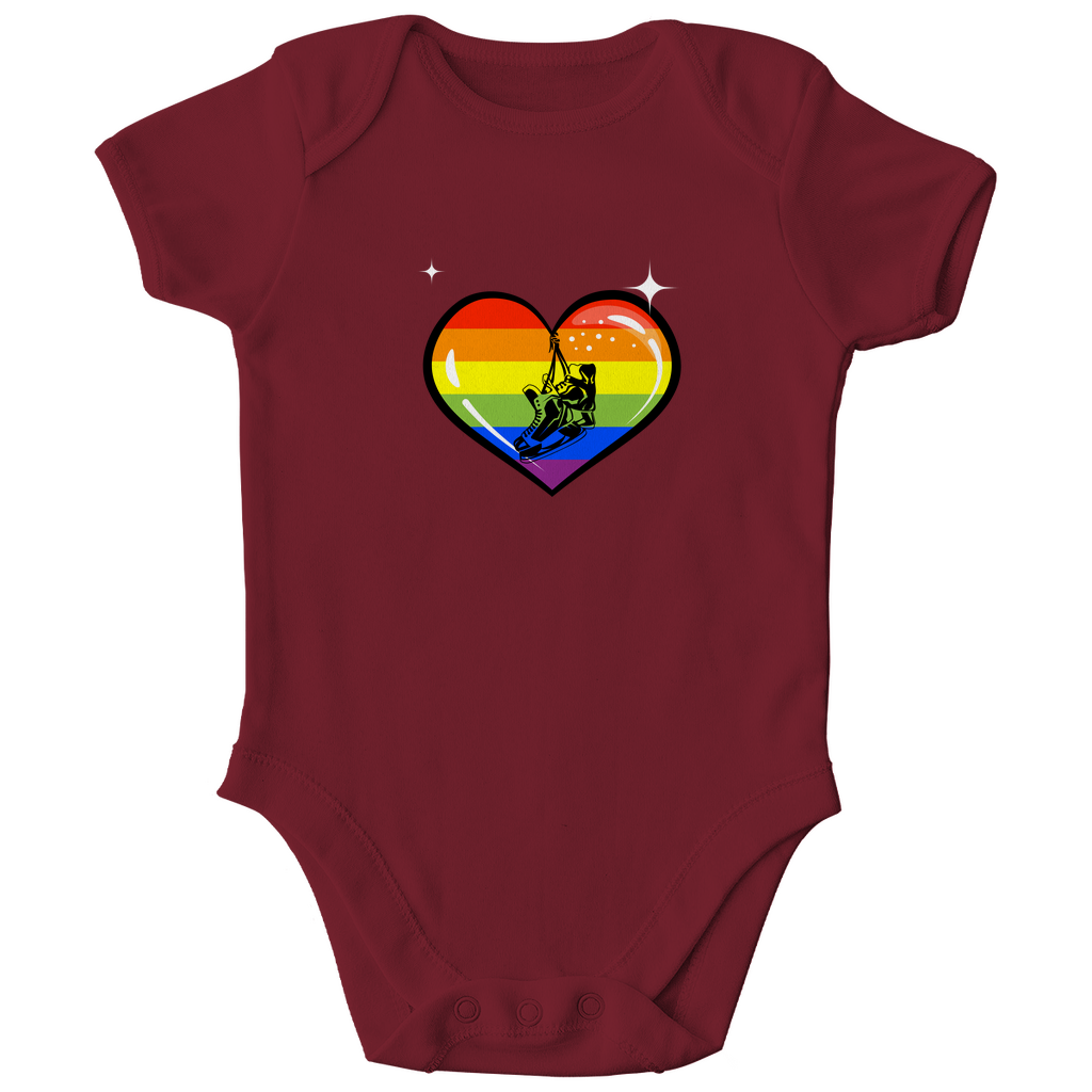 Babybody RAINBOW SKATE HEART