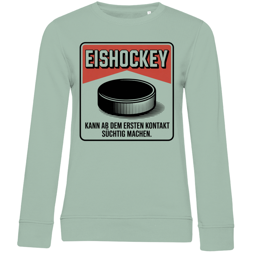 Ladies Sweatshirt EISHOCKEY ZIGARETTENSCHACHTEL