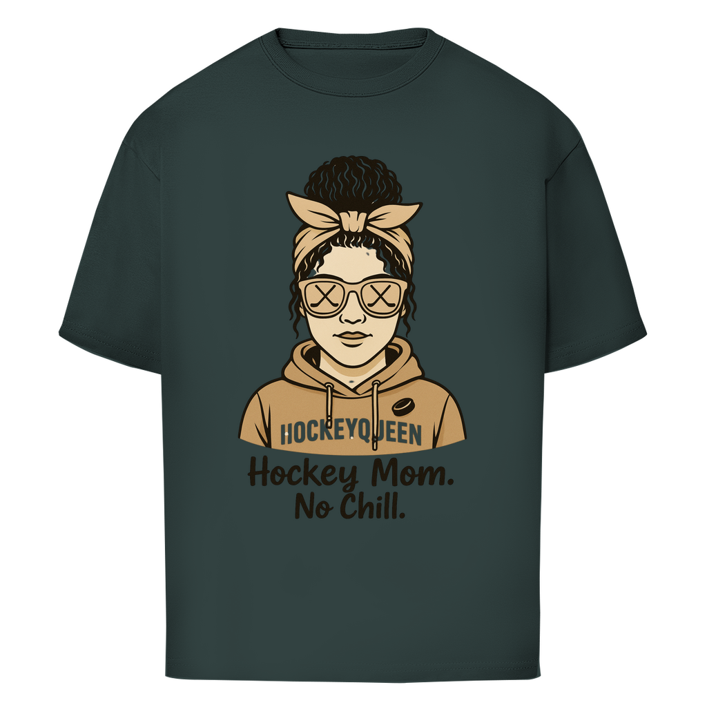 Oversize T-Shirt HOCKEY MOM - NO CHILL